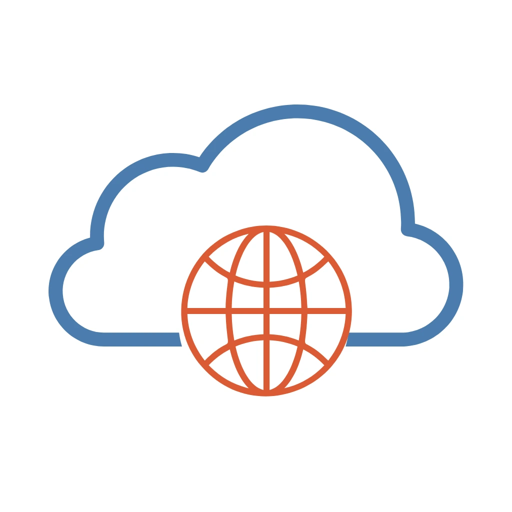 Cloud with Globe